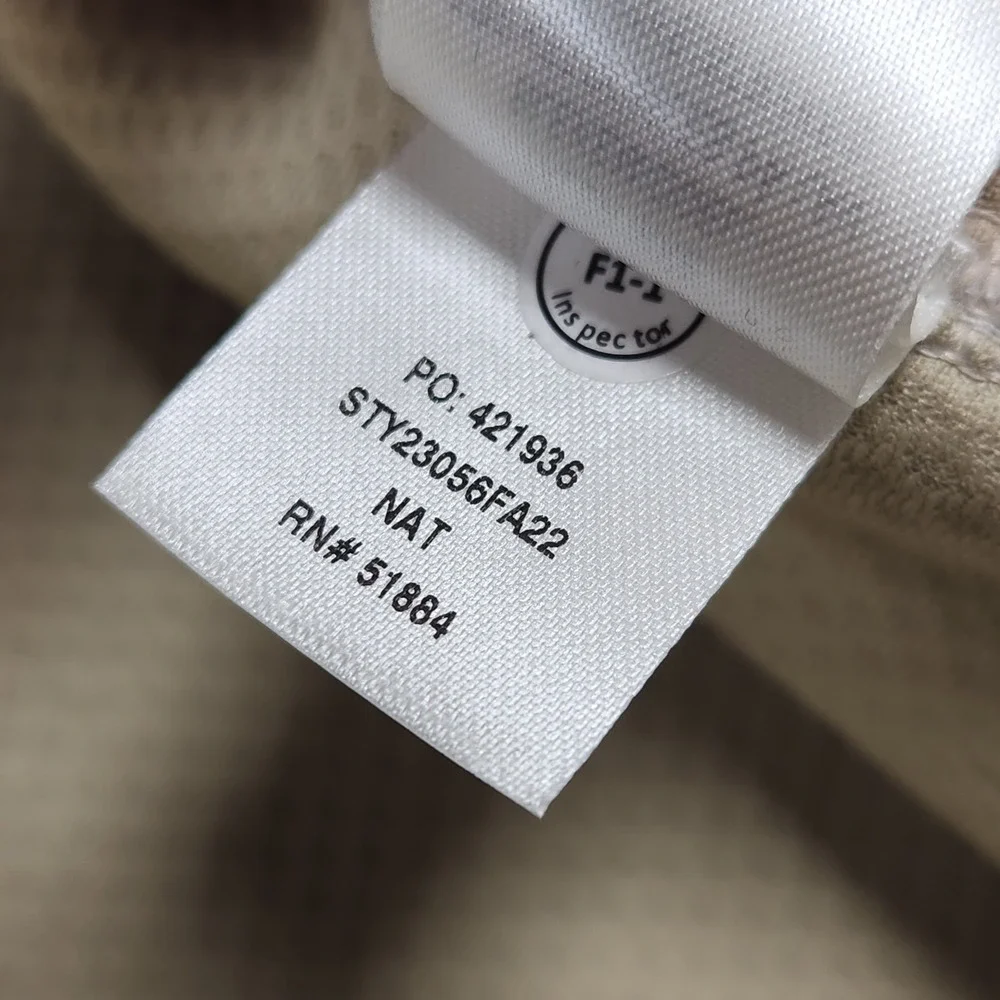 Patagonia Retro X Jacket Mens 2XL Natural Beige Oatmeal Deep Pile Fleece Outdoor - Picture 7 of 11